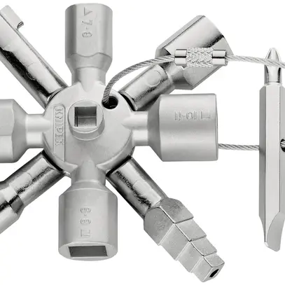 Clé pour armoire électrique KNIPEX TwinKey 