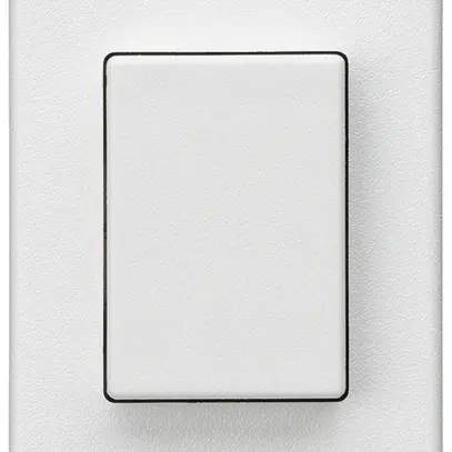 Poussoir INC Hager FLF 10A/250V 0/1L blanc 