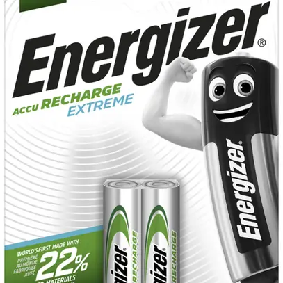 Accu NiMH Energizer Extreme HR03 1.2V, 800mAh, 2pezzi 