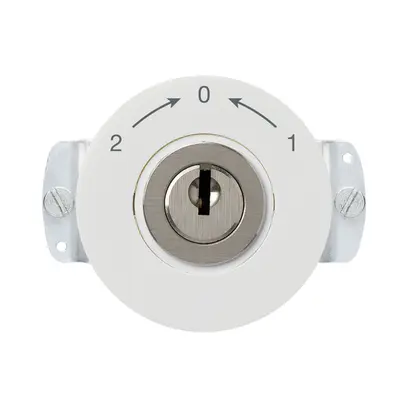 Inserto per contatto rotativo a chiave basico 1L invertitore KABA 8 2-0-1 bianco 