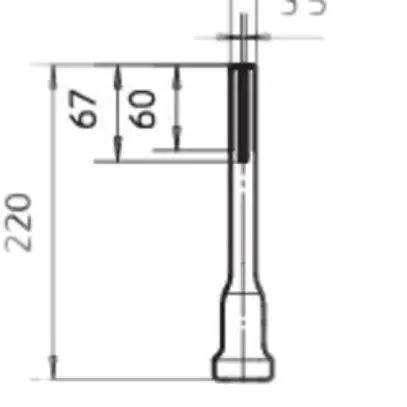 Pezzo intermedio Bettermann Ø25mm per Hilti TE54/55 74/75 