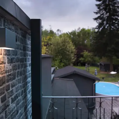 Applique LED SLV L-LINE WL 7W 570lm 3000/4000K IP65 anthracite 