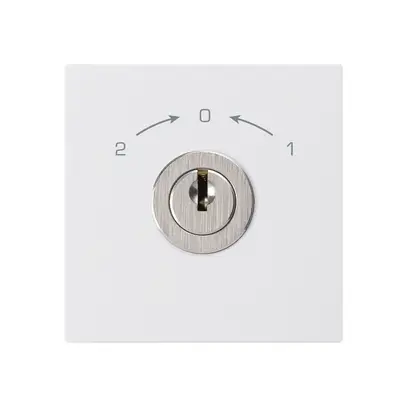 Contatto rotativo 1>0<2 bianco KAL con serratura Kaba 8 