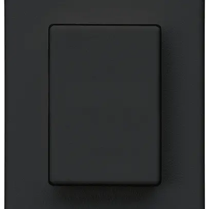 Interruttore a pulsante INS Hager FLF 10A/250V 3/2L nero 