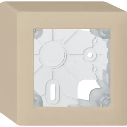 Boîtier AP kallysto beige h=54mm 
