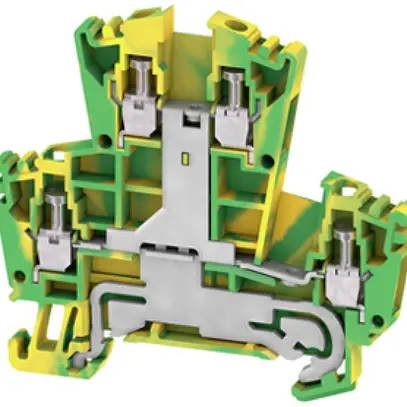 Morsetto a più piani WM WDK PE connessione a vite 2.5mm² 2 piani verde/giallo 