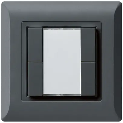 Pulsante multifunzionale INC kallysto.line KNX RF 4×antracite 