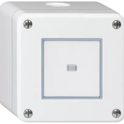 Interruttore AP robusto IP55 schema 6 illuminato bianco 