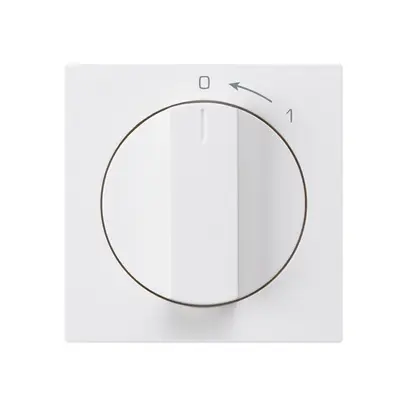 Contatto rotativo 0<1/1L bianco kallysto con manopola 