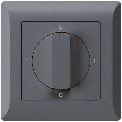 Interruttore rotativo INC kallysto.line 0/2L antracite con manopola 