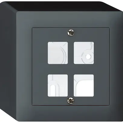 Kit frontal AP kallysto Q pour 4 modules anthracite 