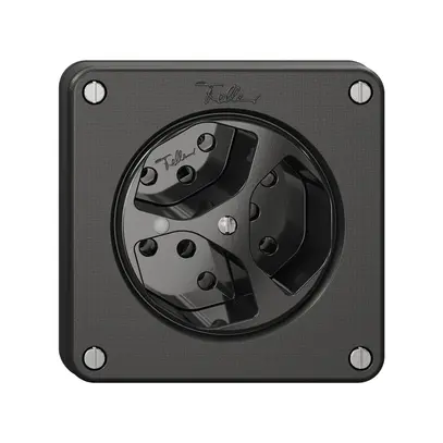 Presa NEVO, 3×T13, c.LED, nero 