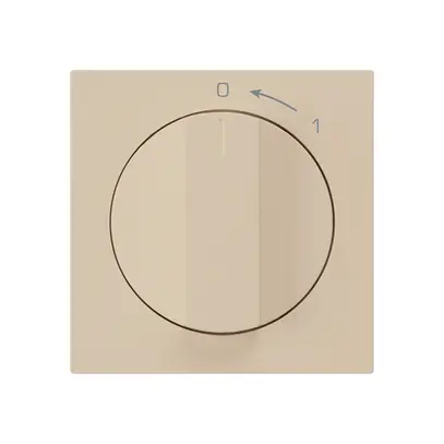 Contatto rotativo 0<1/1L beige kallysto con manopola 