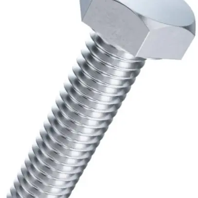 Vis à tête 6-pans M8×20mm zng-chro, 8.8 DIN 933 