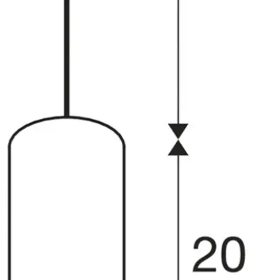 Lampada a sospensione SLV ASTINA GU10 10W Ø70×200mm nero 