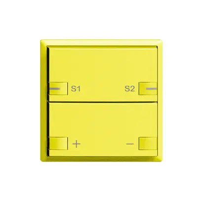 UP-Taster ZEP Universaldimmer Szene 1K/2T EDIZIOdue lemon 