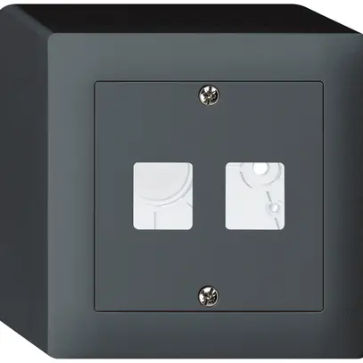 AP-Frontset kallysto Q für 2 Module anthrazit 