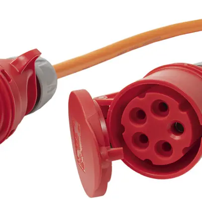 Verlängerungskabel Steffen EPR-PUR 5×2.5mm² 5m CEE16/5 für Industrie orange 