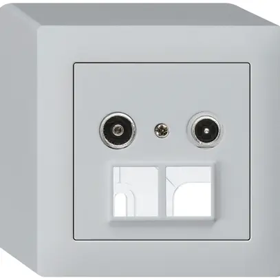 Presa multimedia AP kallysto R/TV 11dB 2GHz grigio chiaro 