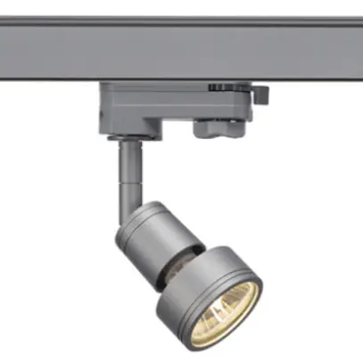 Proiettore SLV PURI, GU10 50W con adattatore 3-fasi IP20 grigio argento 