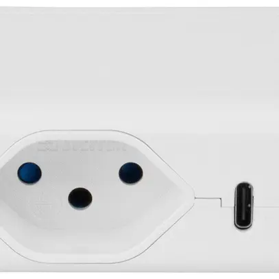 Ladestation Steffen IQ 1×T13 1×USB-A 1×USB-C weiss 