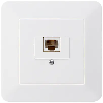 Prise de raccordement INC kallysto.trend 1×RJ45u blanc 