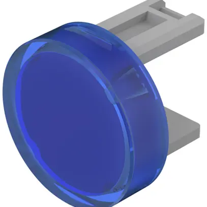 Cofano pressione EAO31 Ø15.2mm traslucido, blu 