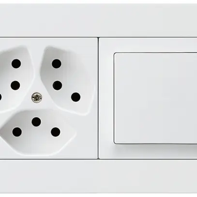 Combinaison ENC kallysto.pro grd.I-I horizontale 3×type 13+interr.S3 blanc 