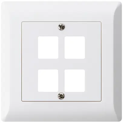 Kit frontale INC HMS kallysto.line per 4 moduli bianco 