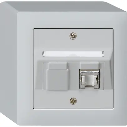 Presa AP kallysto cat.6 1RJ45/s grigio chiaro 