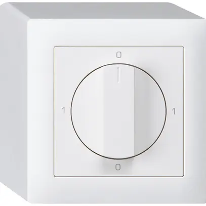 Interrupteur rotatif AP kallysto 0/2L blanc avec manette 