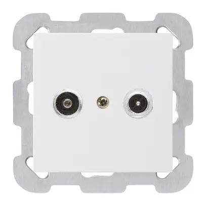 Prise antenne ENC kallysto R/TV montage B 11dB 2GHz blanc 