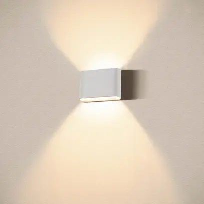 LED-Wandleuchte SLV OVAL 14 5.7W 560lm 2700…3000K IP65 31×135mm weiss 