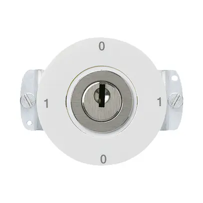 Insert pour interrupteur à clé ENC 0/1L basico blanc 