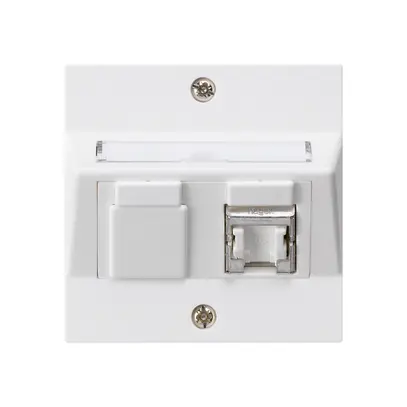 UP-Dose kallysto A Kat.6 1RJ45/s weiss 