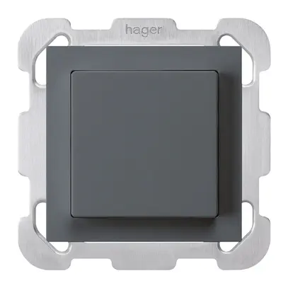 Poussoir ENC kallysto ARK 2L anthracite avec plaque de fixation 