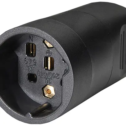 Prise mobile ELBRO T25 noir 16A 400V 