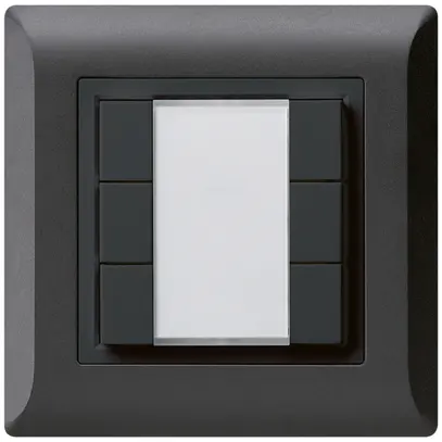 Poussoir universel ENC 6×kallysto.line sans LED noir 