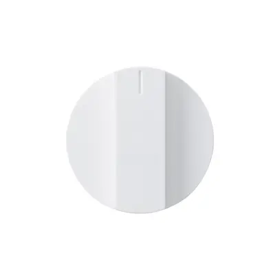 Bottone rotativo kallysto bianco per interruttore rotativo e tasto a impulso 