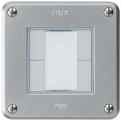 Poussoir ENC robusto C KNX 4× s/e-link aluminium 
