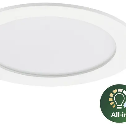 Downlight LED Philips CoreLine Slim 11W 830/840 120° Ø166mm blanc 