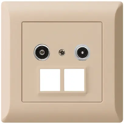 Prise multimédia ENC kallysto.line R/TV 19dB 2GHz beige 