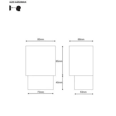 Scatola INS SLV FLAT FRAME/FRAME BASIC, nero 