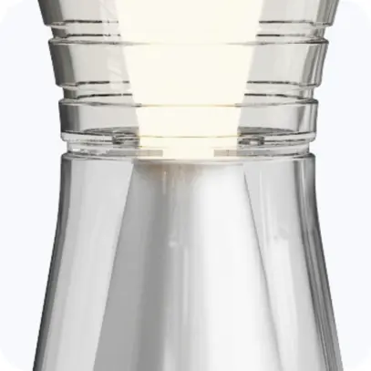 Lampada da tavolo a batteria X8 by xoxo, 3W, 2700K, argento 
