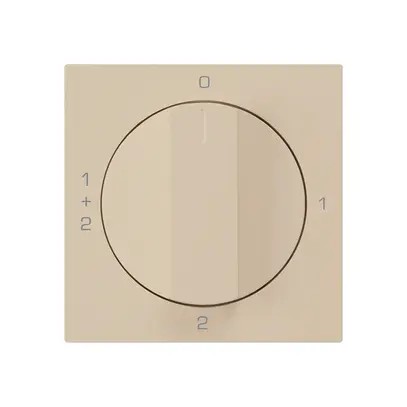 Inserto per interruttore rotativo kallysto 1/1L beige con manopola 