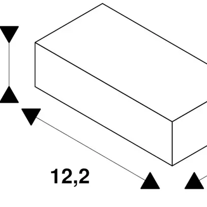 Alimentazione laterale SLV per binario cond.INS EUTRAC 3f, PE a destra, bianco 