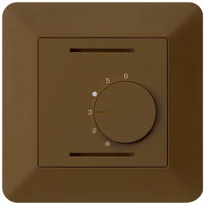 Thermostate d'ambiance ENC kallysto.trend brun sans interrupteur 