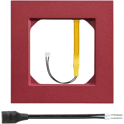 Telaio di copertura kallysto.pro 1×1 orient illuminazione angolo bianco intensa 