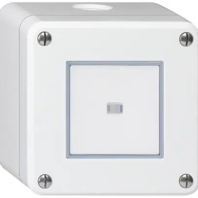 Interruttore AP robusto IP55 schema 3 illuminato bianco 