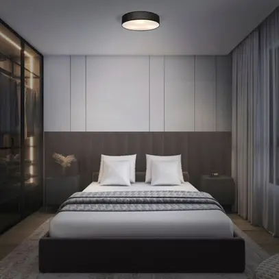 Deckenleuchte LEDVANCE ORBIS PARIS E27 1×0…25W 300mm schwarz 